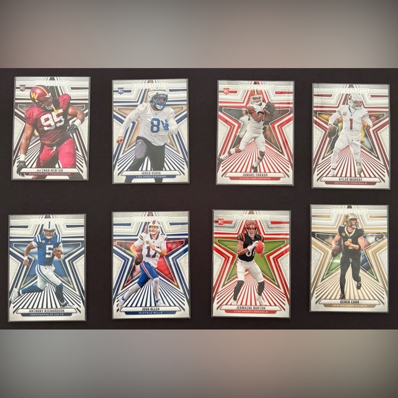 NFL Other - 2024 Panini‎ Rookie & Stars Football Card Lot – 8 Cards – Mint
